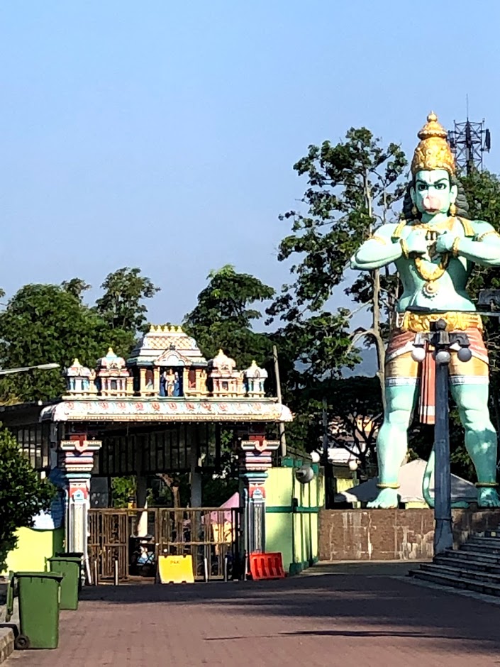 Lord Hanuman at entrance